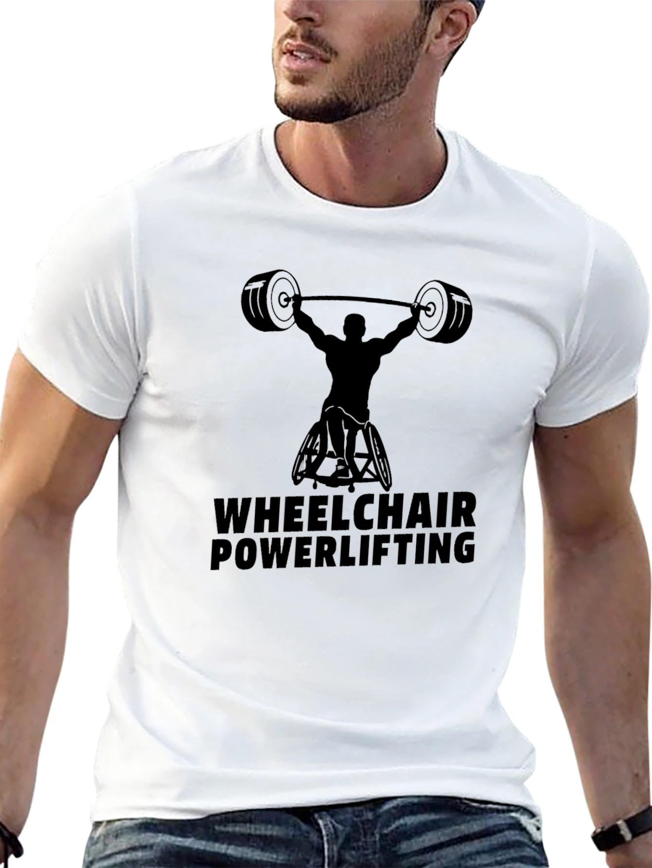 Wheelchair Powerlifting T-Shirt