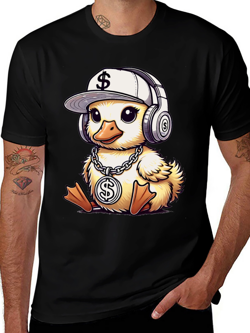 Duckling T-Shirt with Money Theme