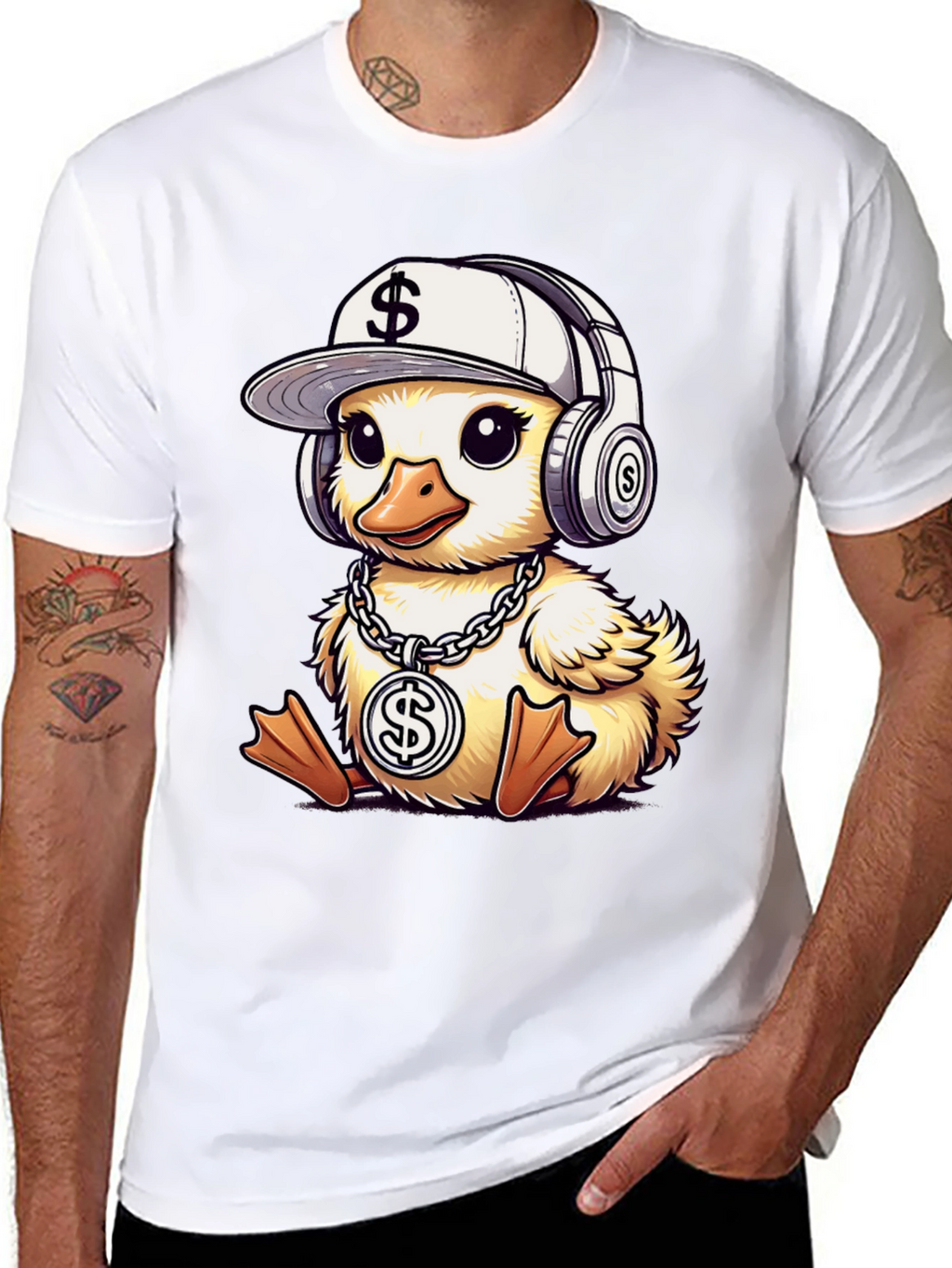 Duckling T-Shirt with Money Theme
