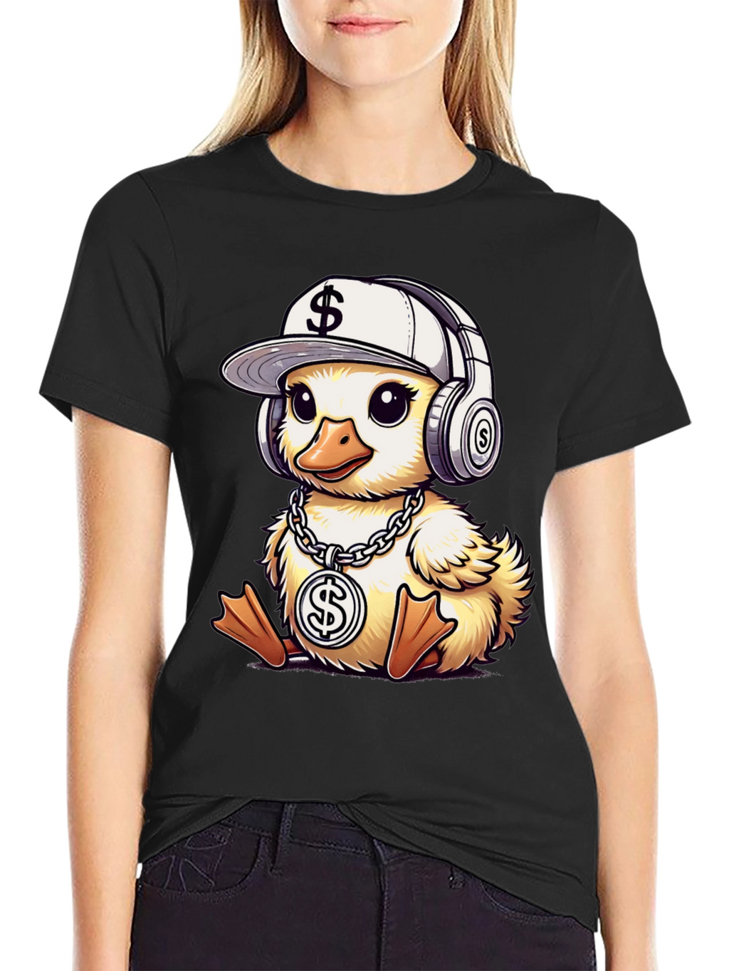 Duckling T-Shirt with Money Theme