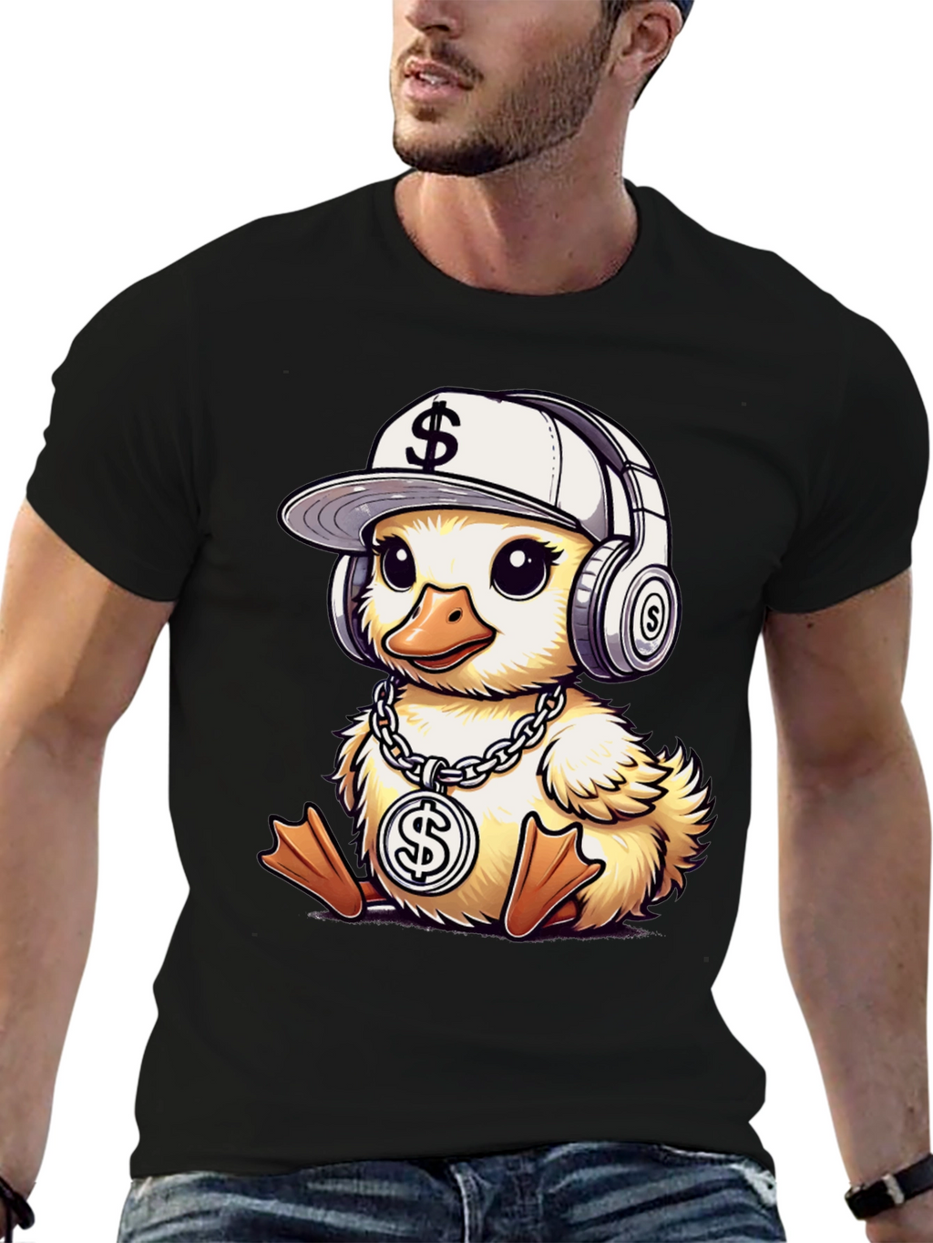 Duckling T-Shirt with Money Theme