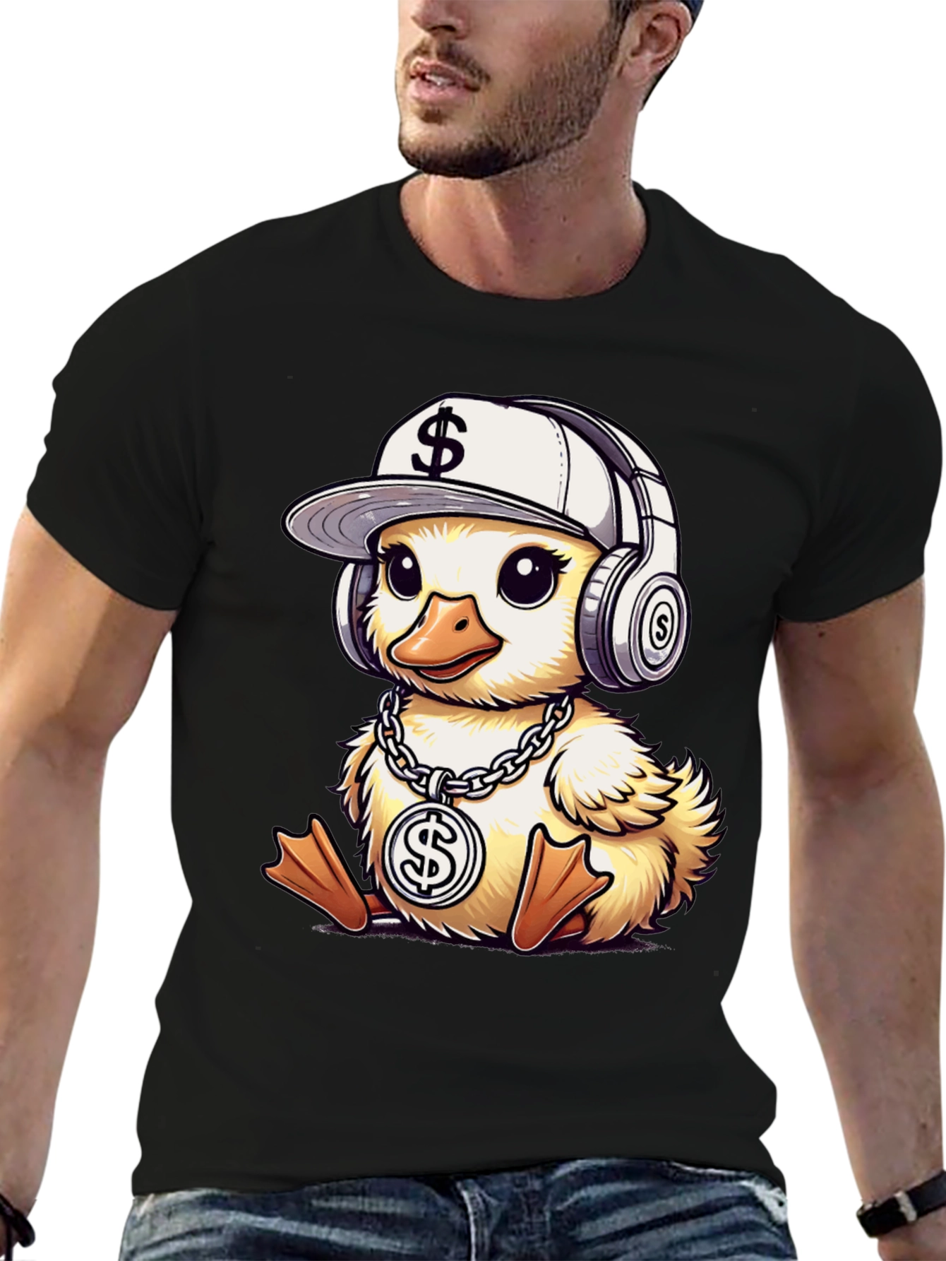 Duckling T-Shirt with Money Theme