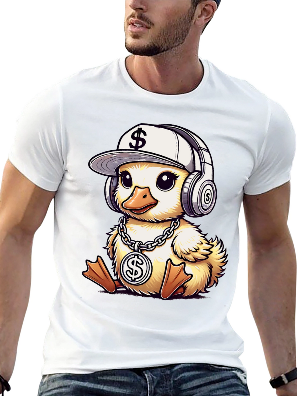 Duckling T-Shirt with Money Theme