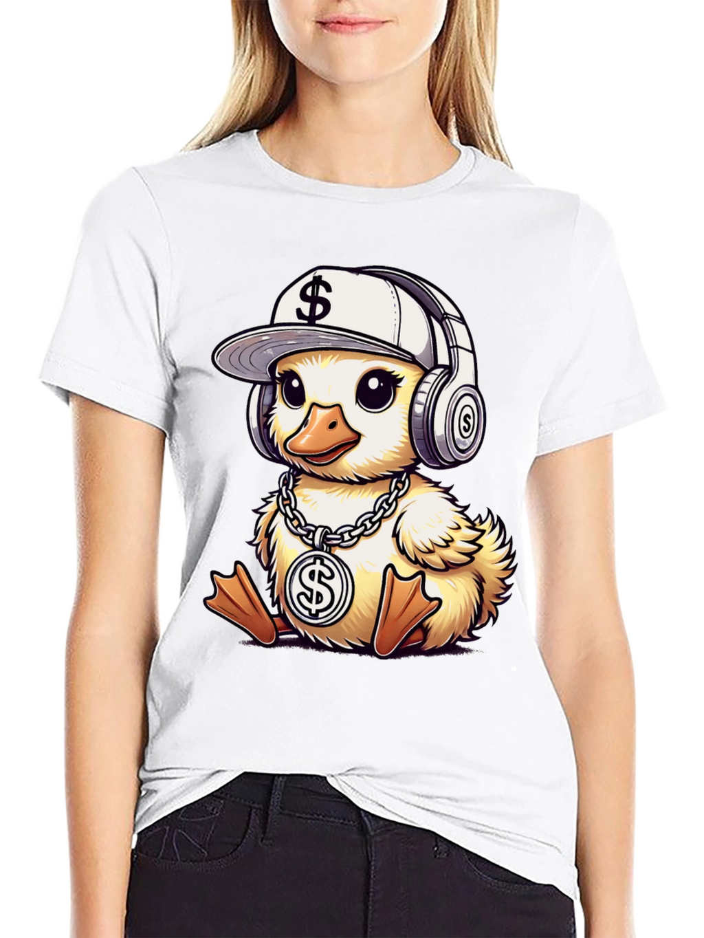 Duckling T-Shirt with Money Theme
