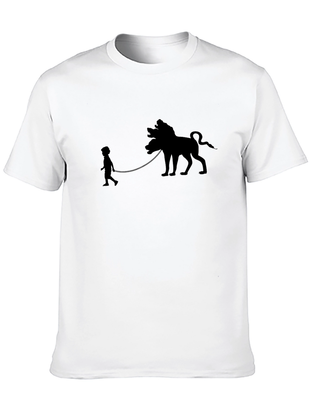 Silhouette Cerberus Graphic Tee - Black