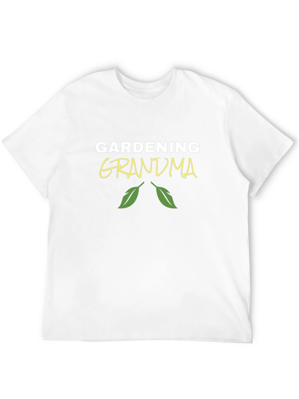Gardening Grandma Black T-Shirt