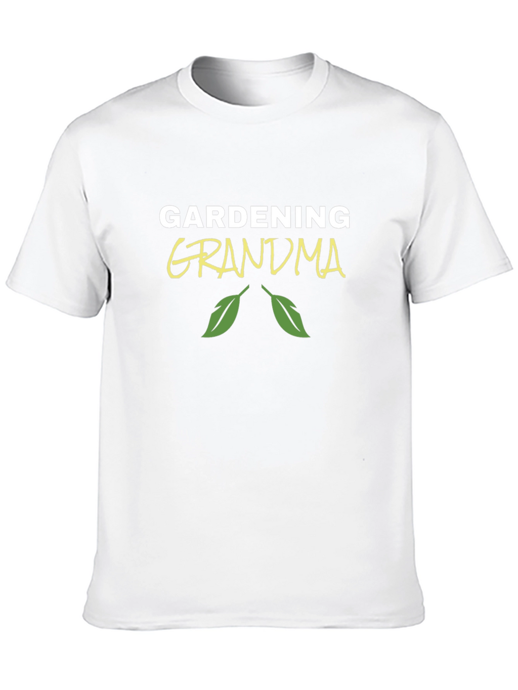 Gardening Grandma Black T-Shirt