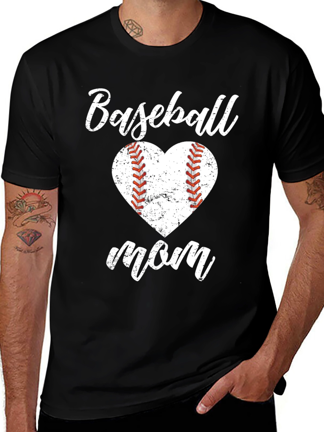 Baseball Mom Graphic T-Shirt