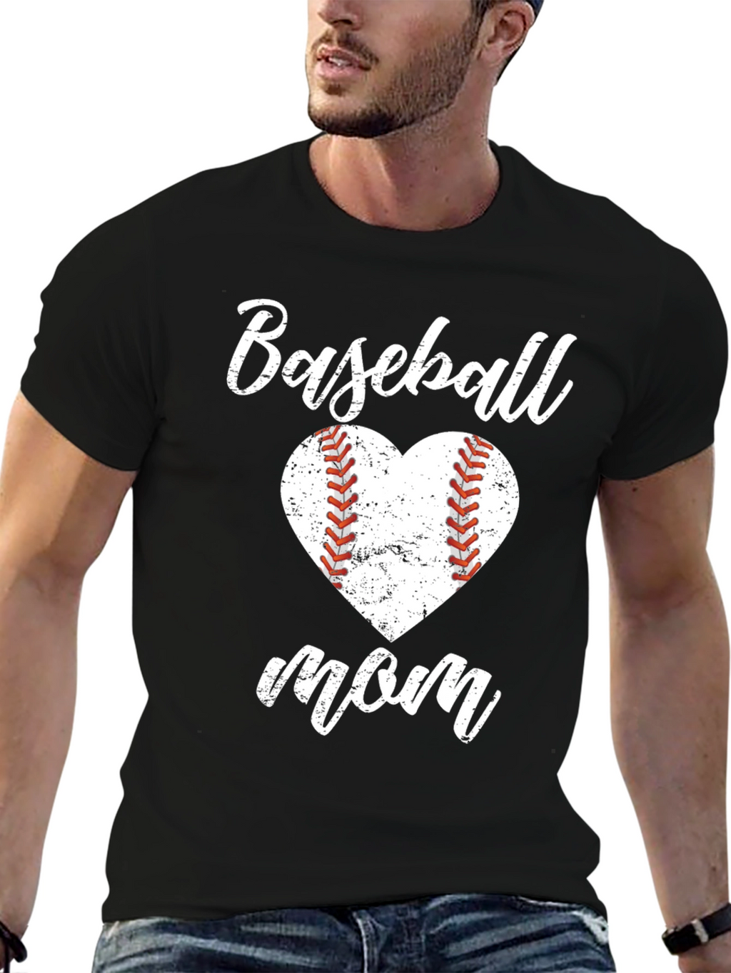 Baseball Mom Graphic T-Shirt
