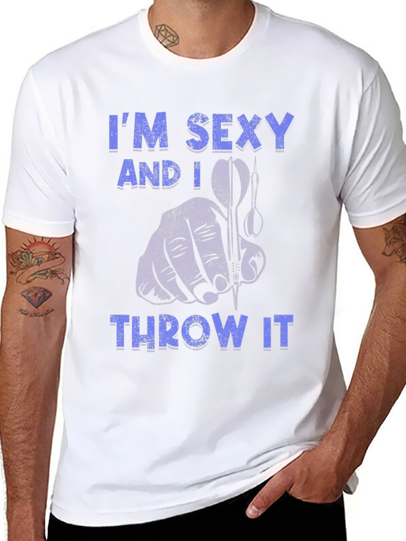 Im Sexy and I Throw It Dart T-Shirt