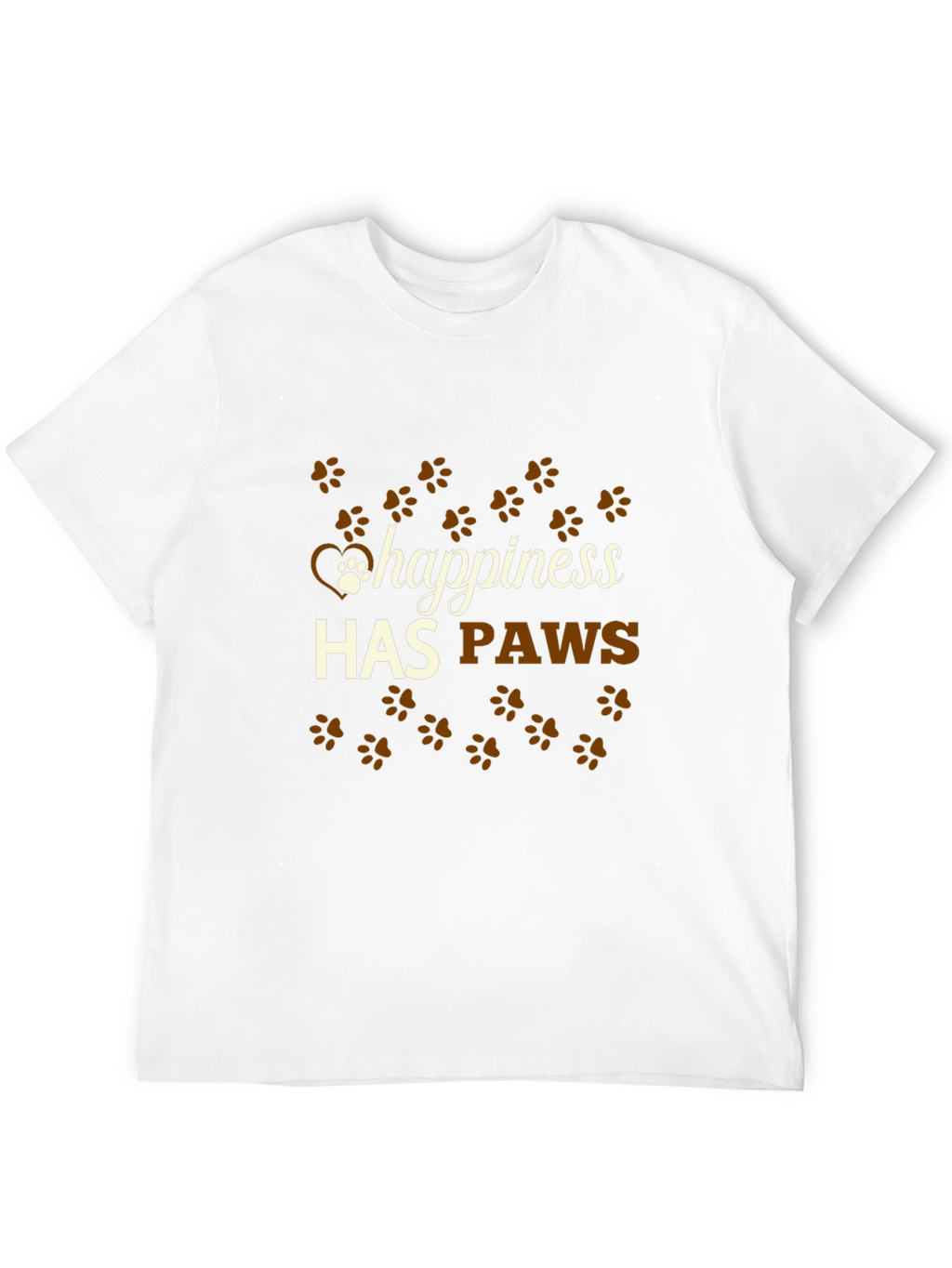 Happiness Has Paws Graphic Tee