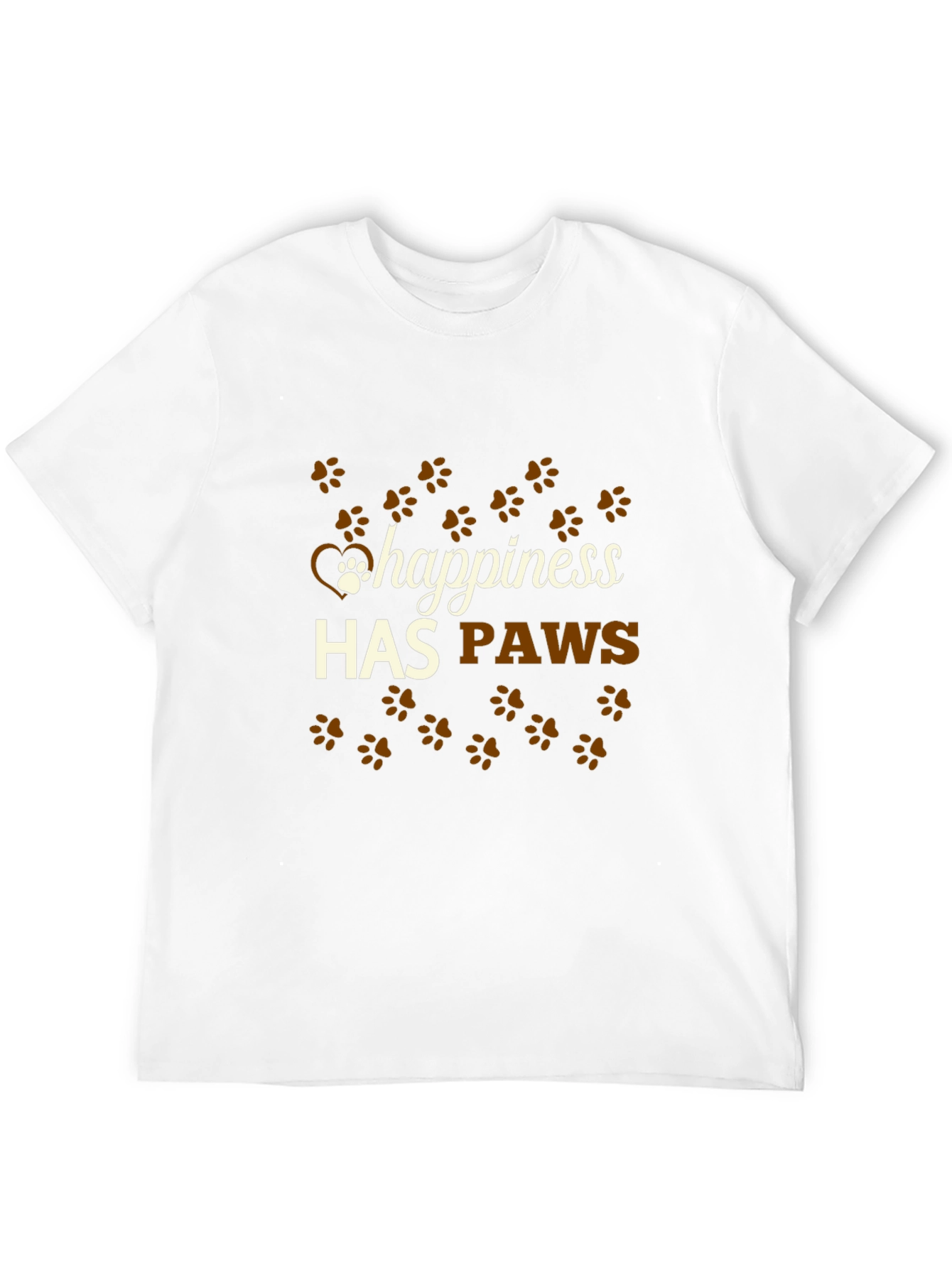 Happiness Has Paws Graphic Tee
