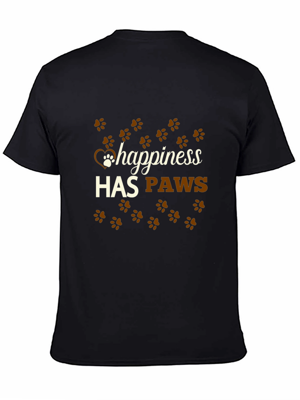 Happiness Has Paws Graphic Tee