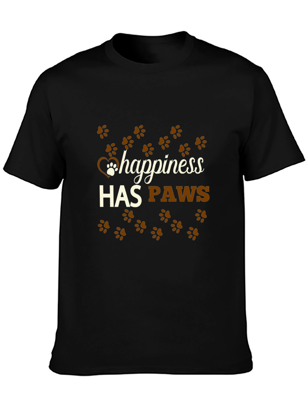 Happiness Has Paws Graphic Tee