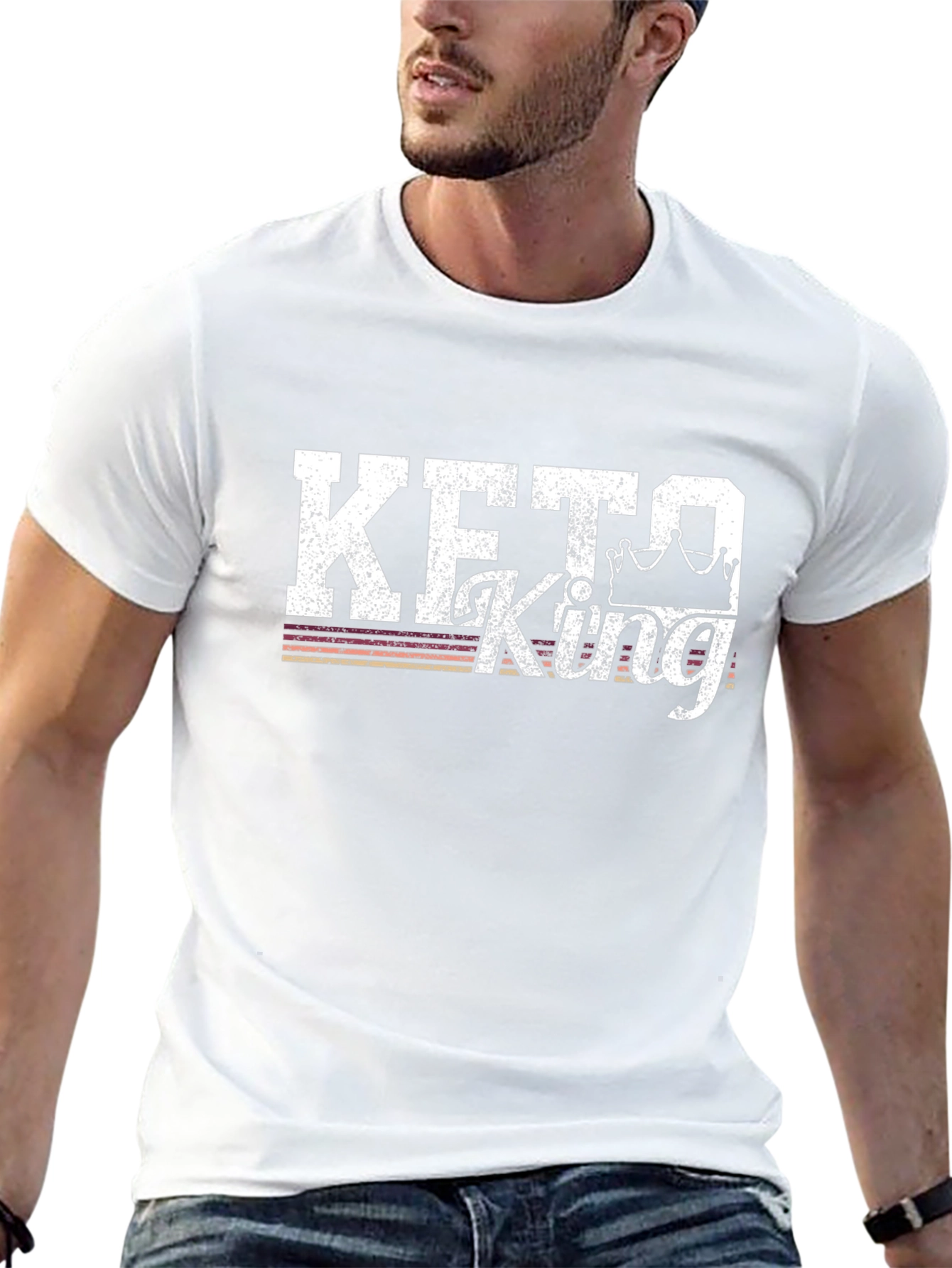 Keto King Graphic T-Shirt - Black