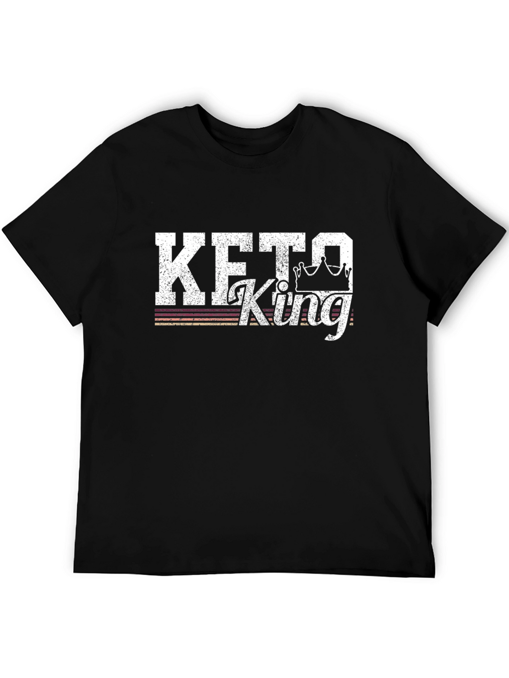 Keto King Graphic T-Shirt - Black