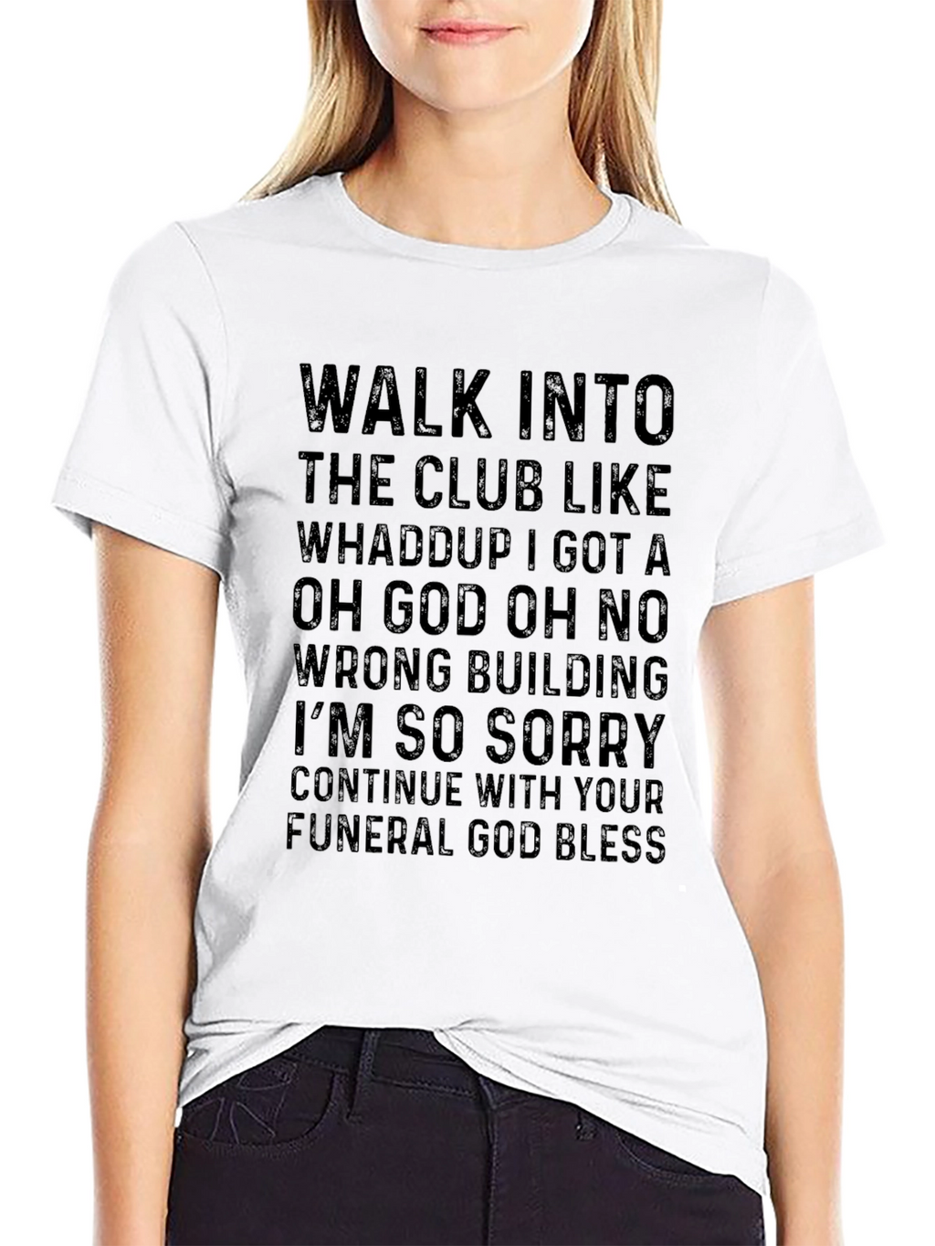 Walk Into The Club Graphic Tee