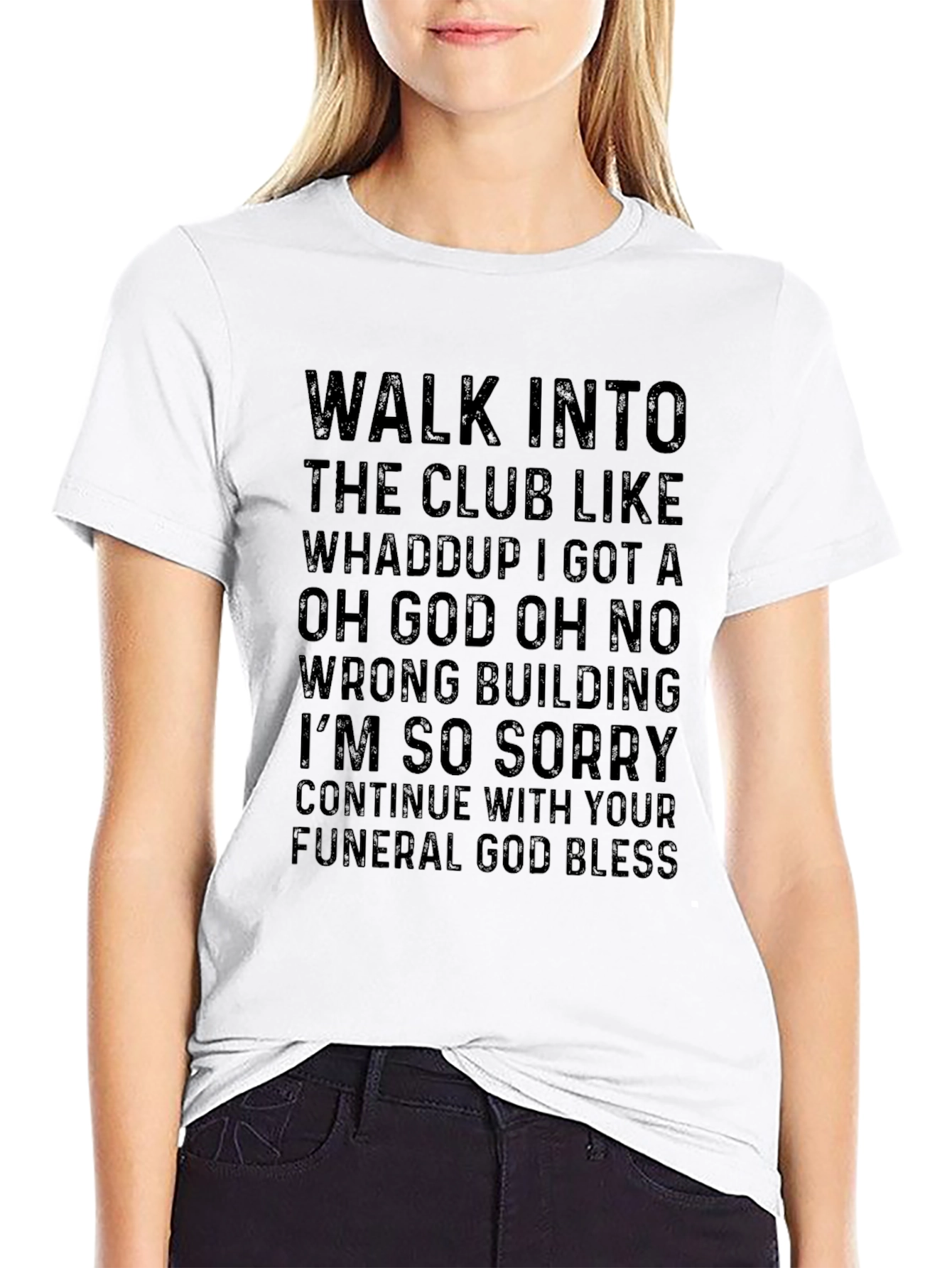 Walk Into The Club Graphic Tee