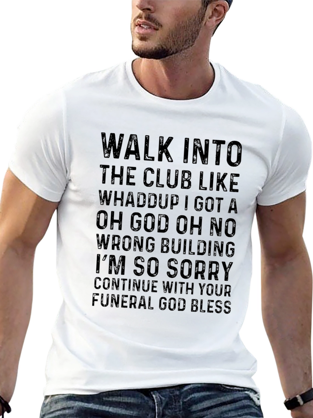 Walk Into The Club Graphic Tee