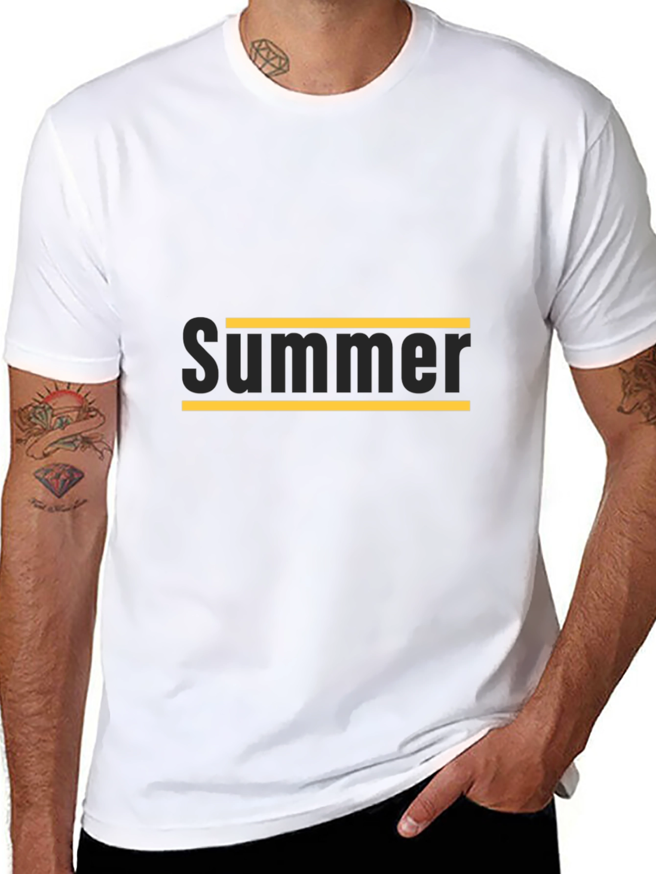 Summer Graphic Tee - Black