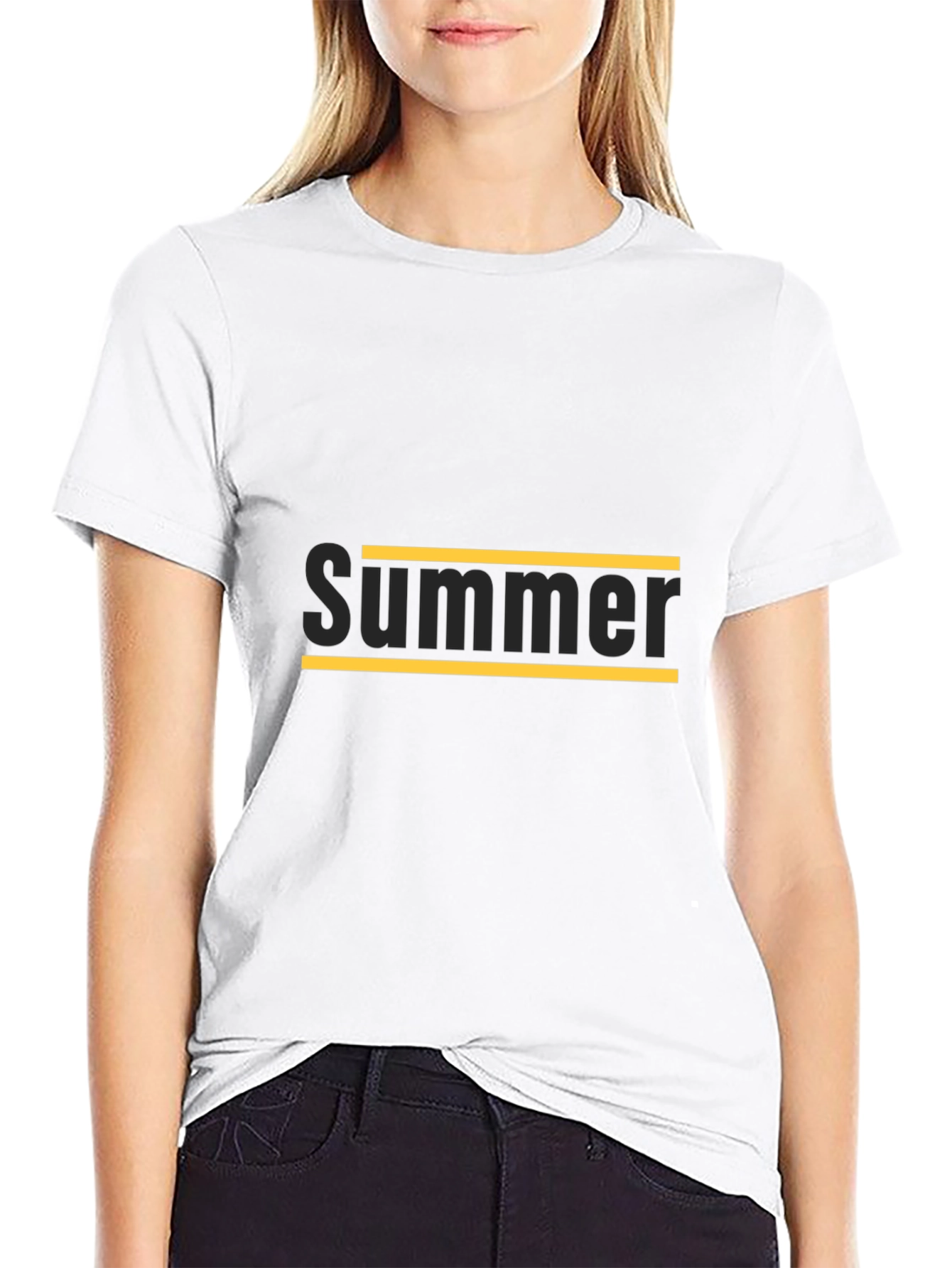 Summer Graphic Tee - Black