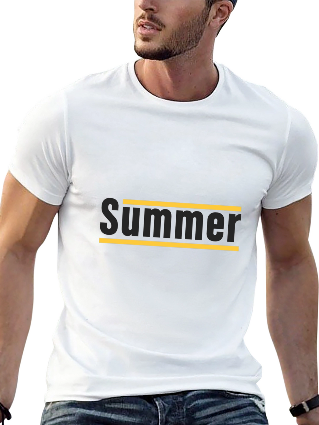 Summer Graphic Tee - Black