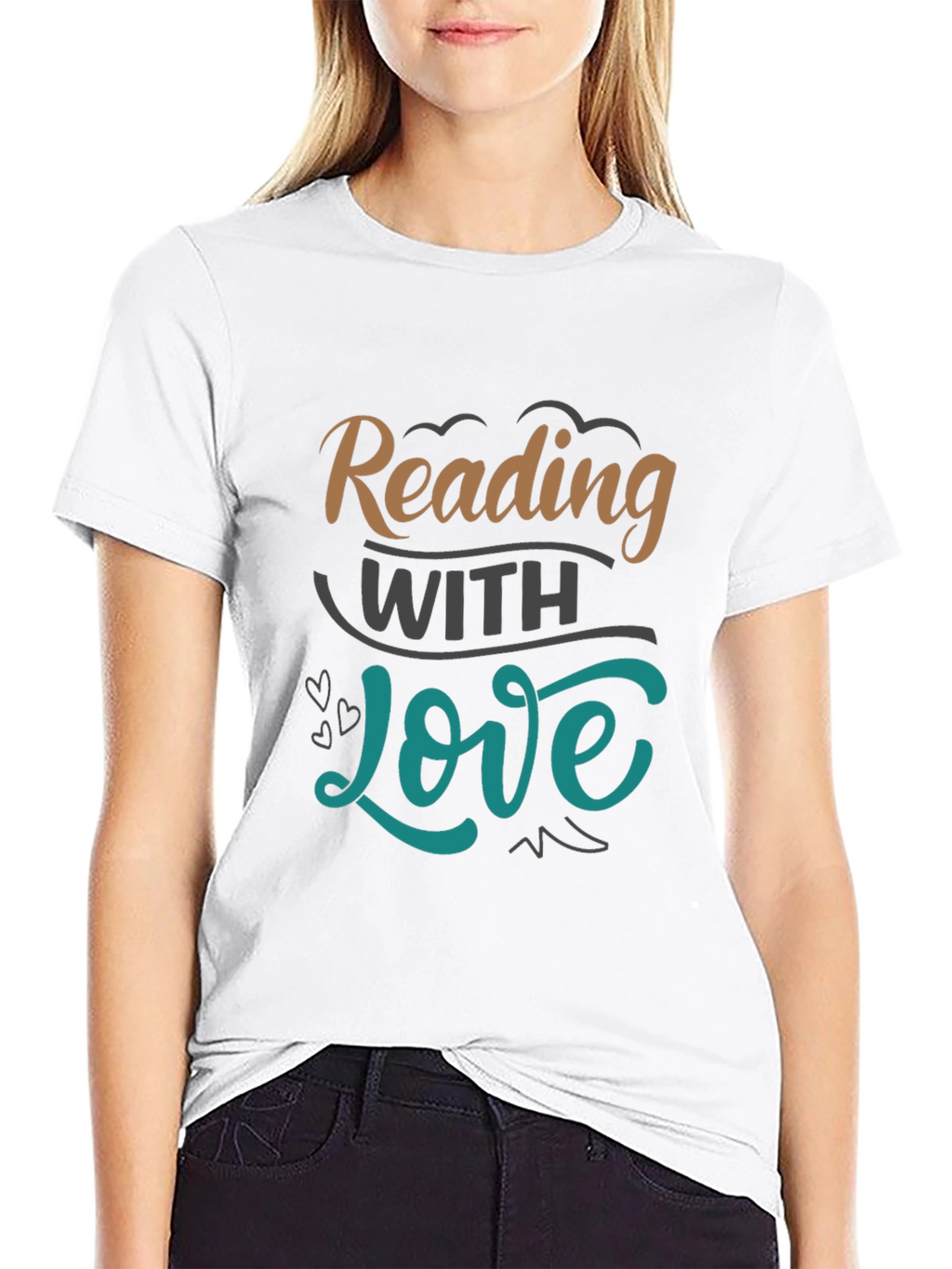 Reading With Love Graphic T-Shirt