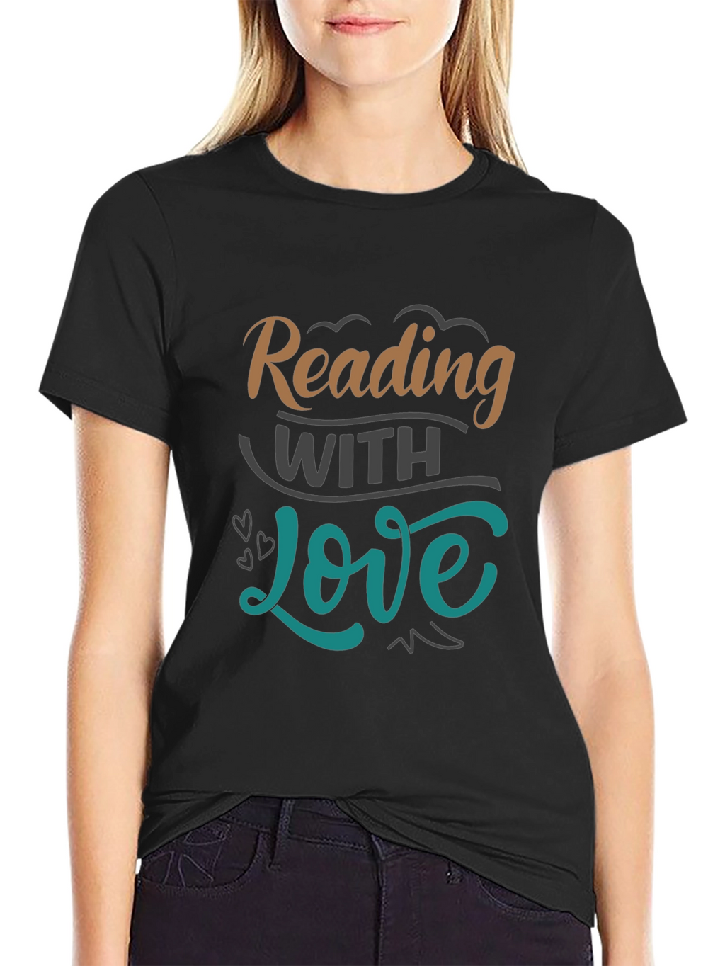 Reading With Love Graphic T-Shirt