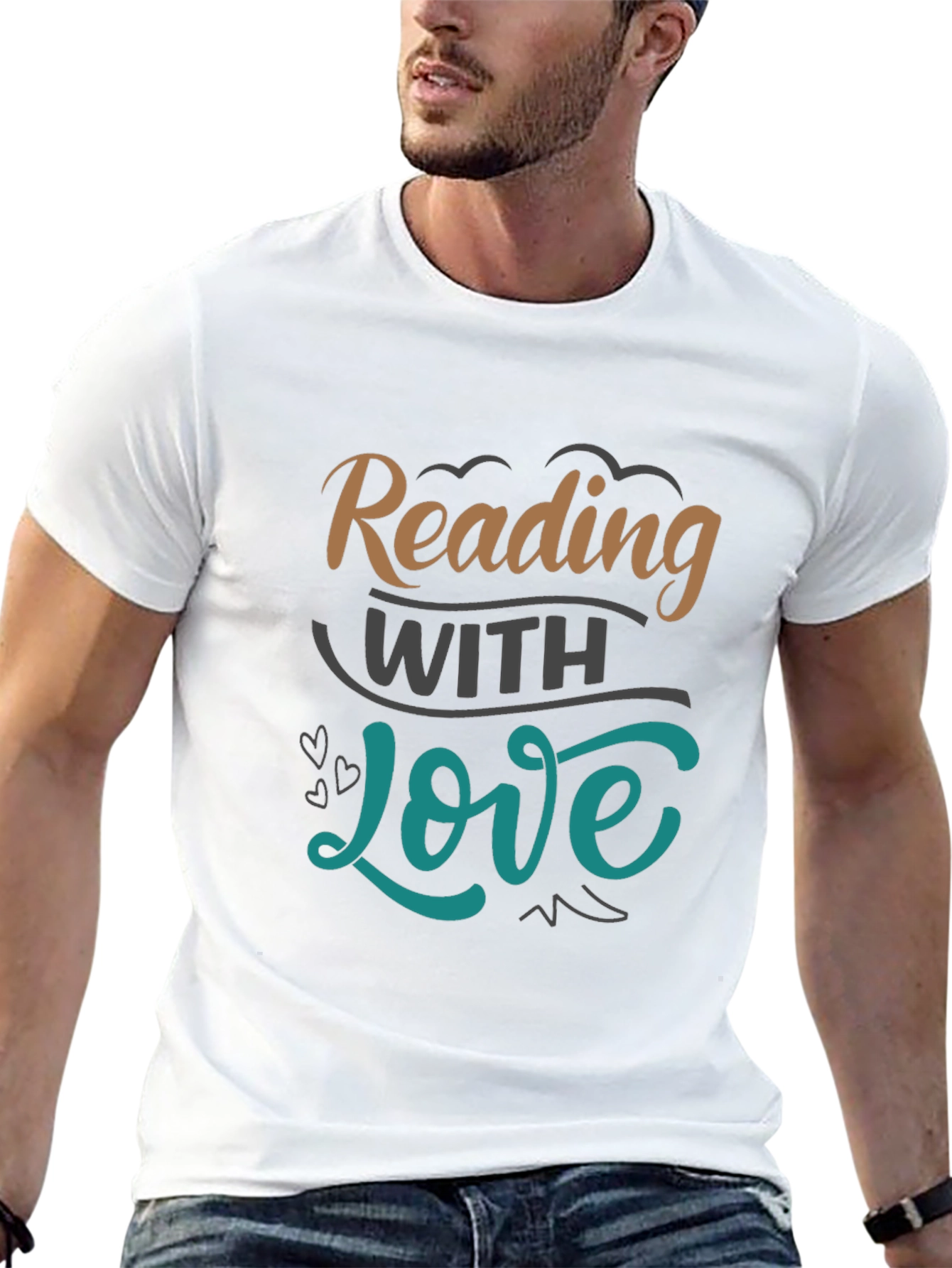 Reading With Love Graphic T-Shirt