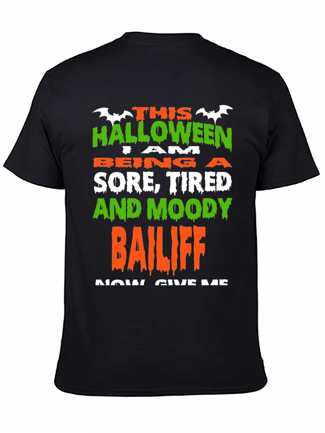 Funny Halloween Bailiff T-Shirt
