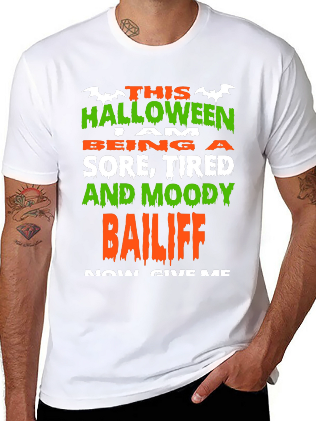 Funny Halloween Bailiff T-Shirt