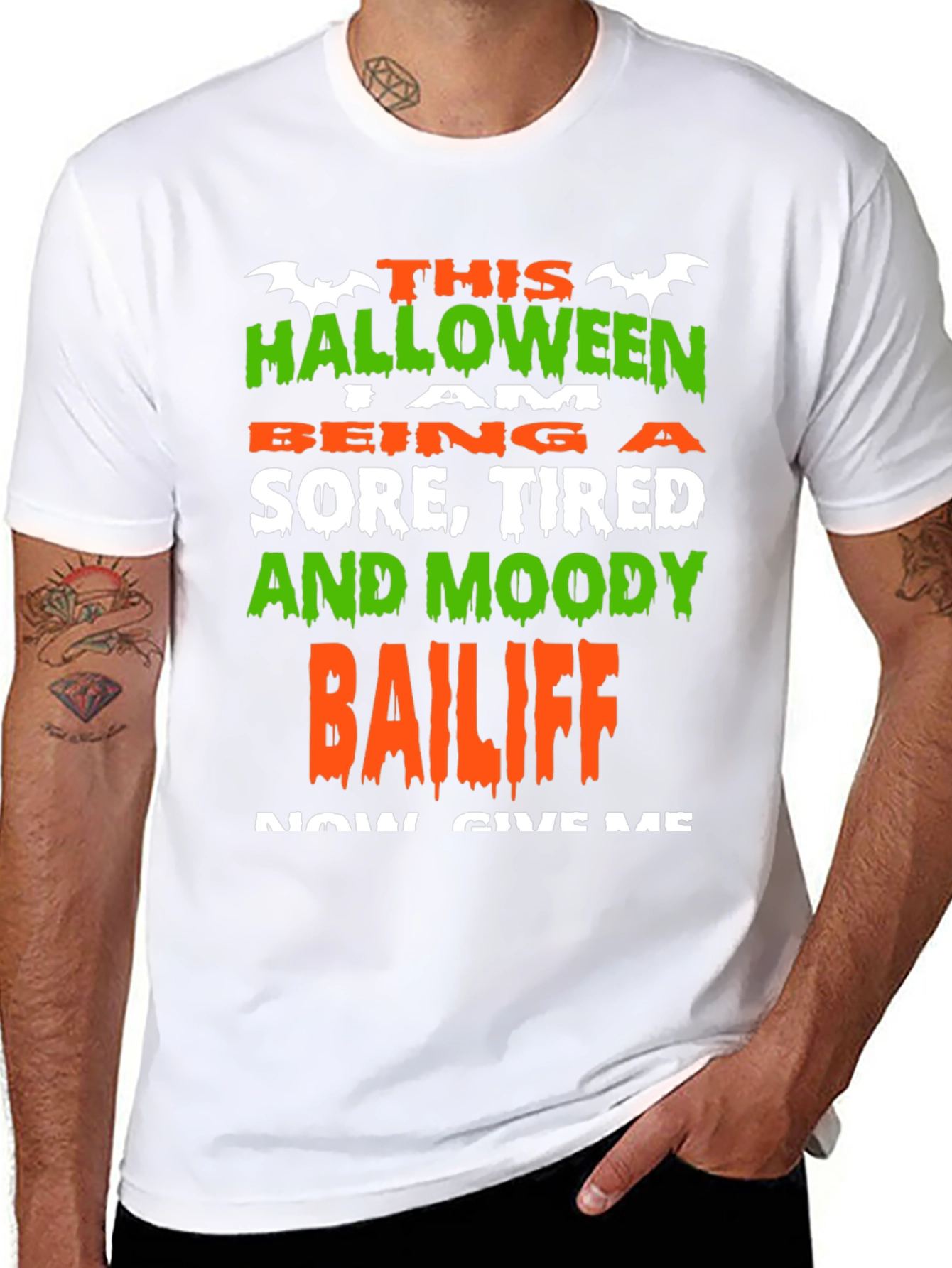 Funny Halloween Bailiff T-Shirt