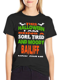 Funny Halloween Bailiff T-Shirt