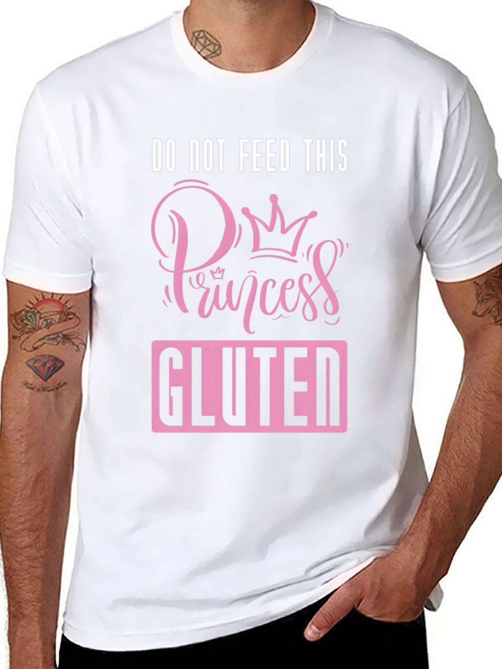 Do Not Feed Princess Gluten T-Shirt