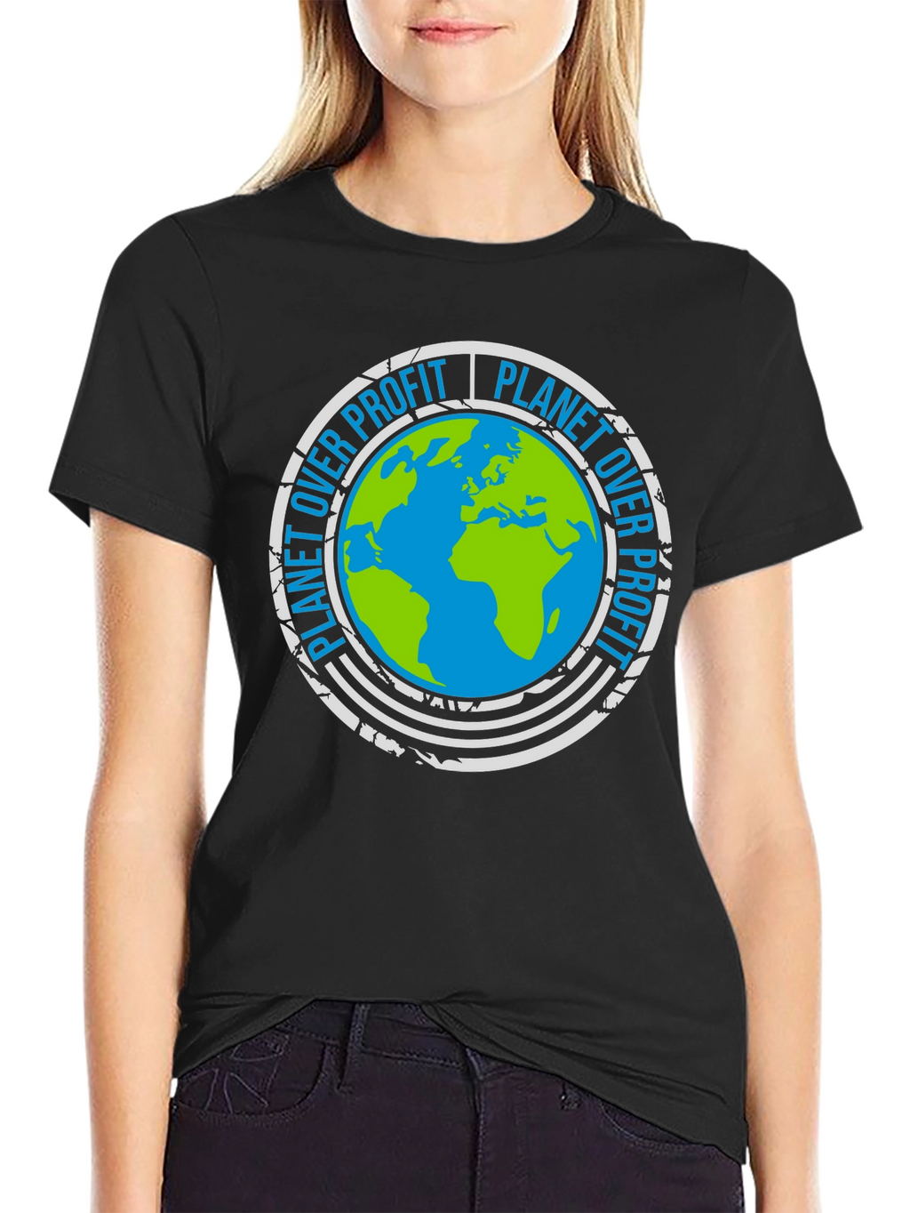 Planet Over Profit Earth Graphic Tee