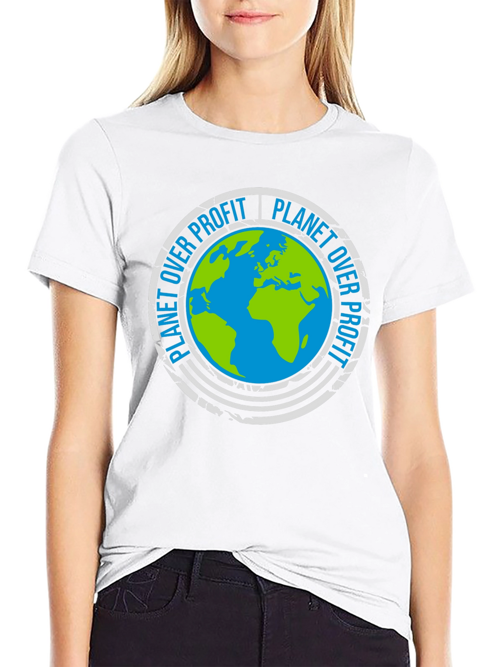 Planet Over Profit Earth Graphic Tee