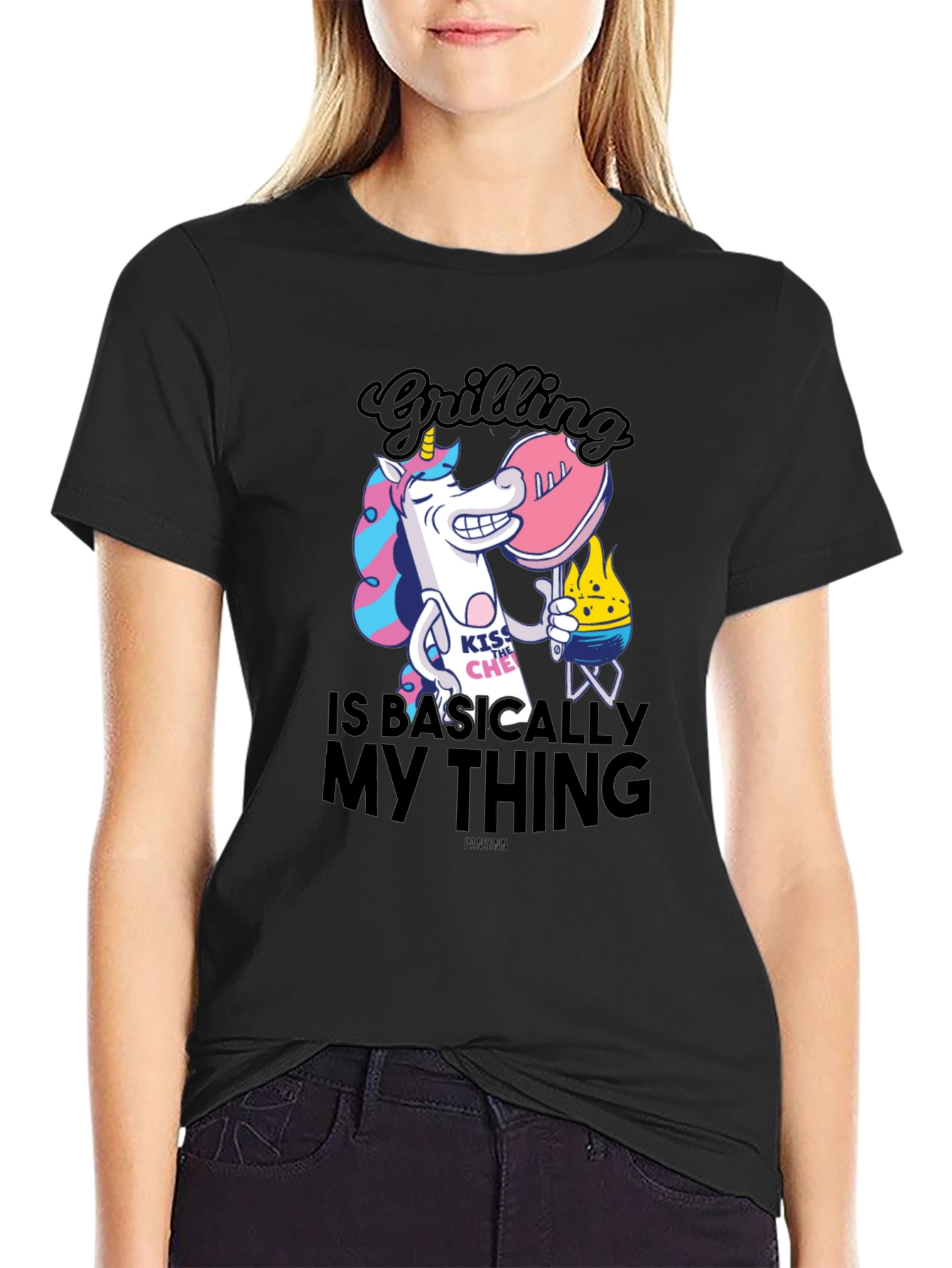 Funny Grilling Unicorn T-Shirt for BBQ Lovers