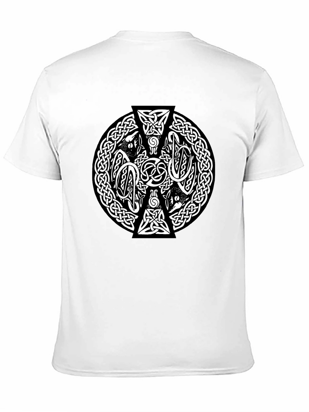 Celtic Knot Wolf T-Shirt - Black