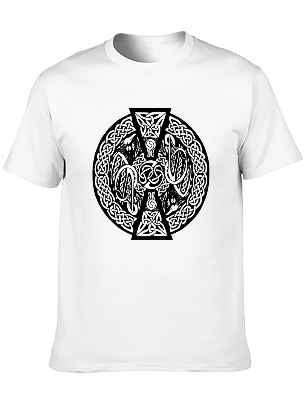 Celtic Knot Wolf T-Shirt - Black