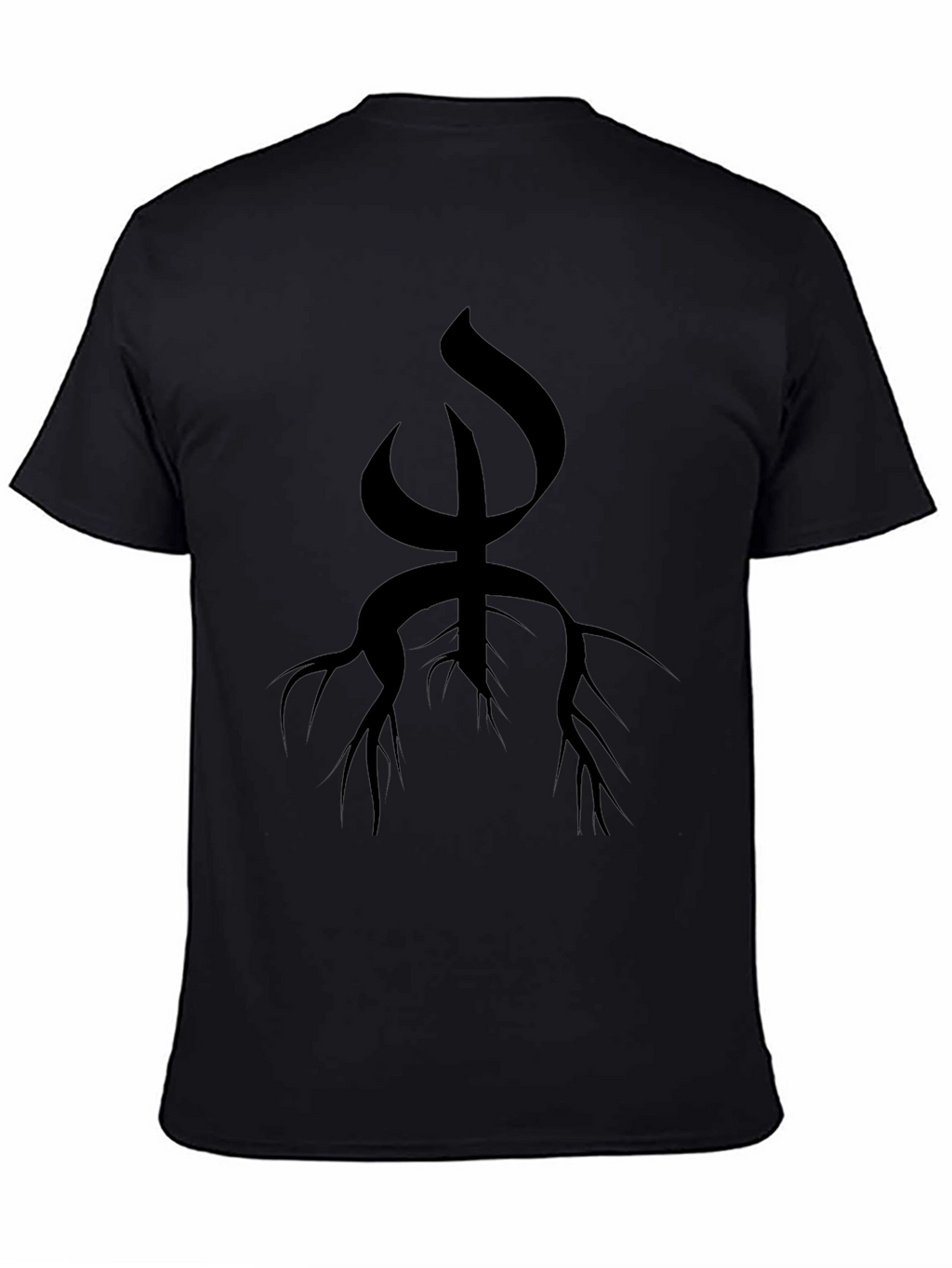Symbolic Black Graphic Tee - Unique Design
