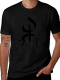 Symbolic Black Graphic Tee - Unique Design
