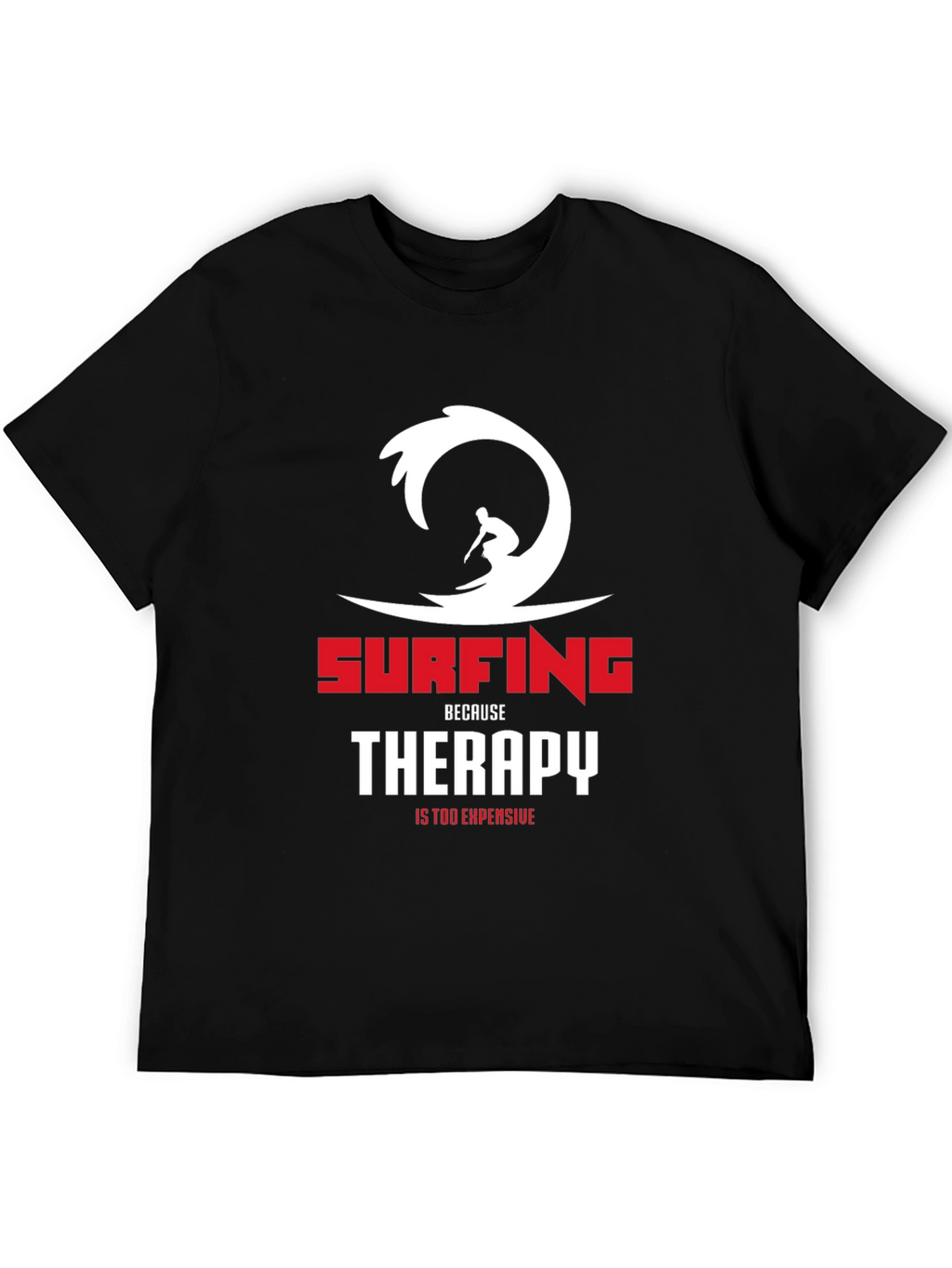 Surfing Therapy Graphic T-Shirt