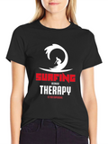 Surfing Therapy Graphic T-Shirt