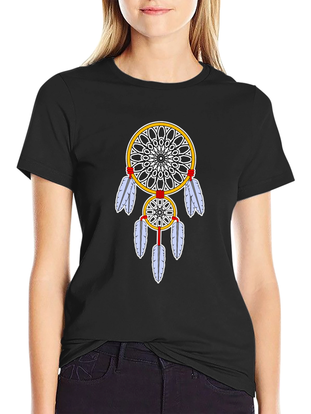 Dreamcatcher Graphic Tee - Native American Style