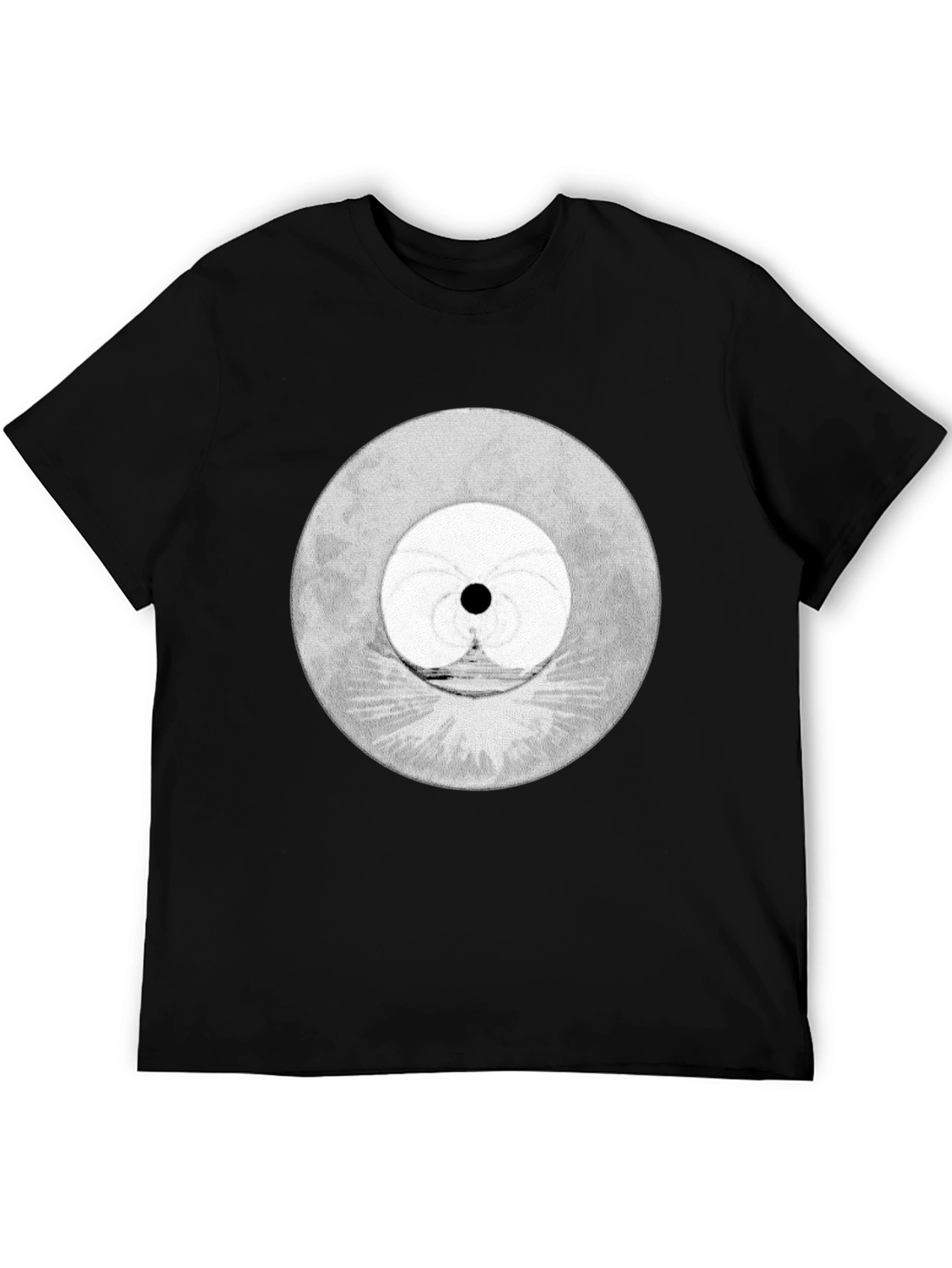 Mens Graphic Tee - Abstract Moon Design