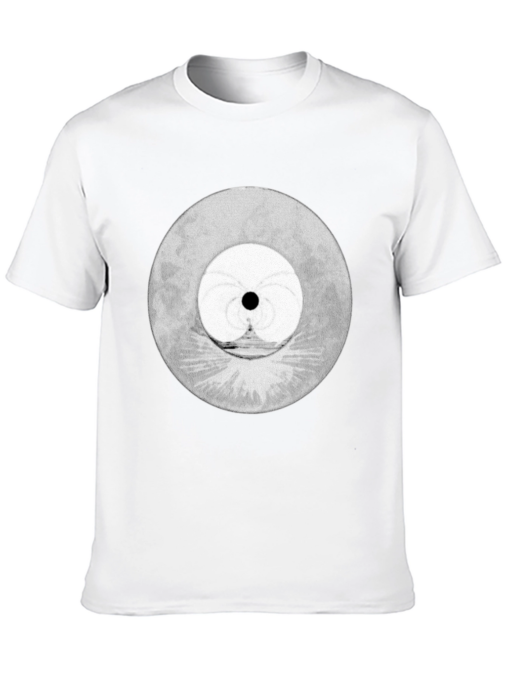 Mens Graphic Tee - Abstract Moon Design