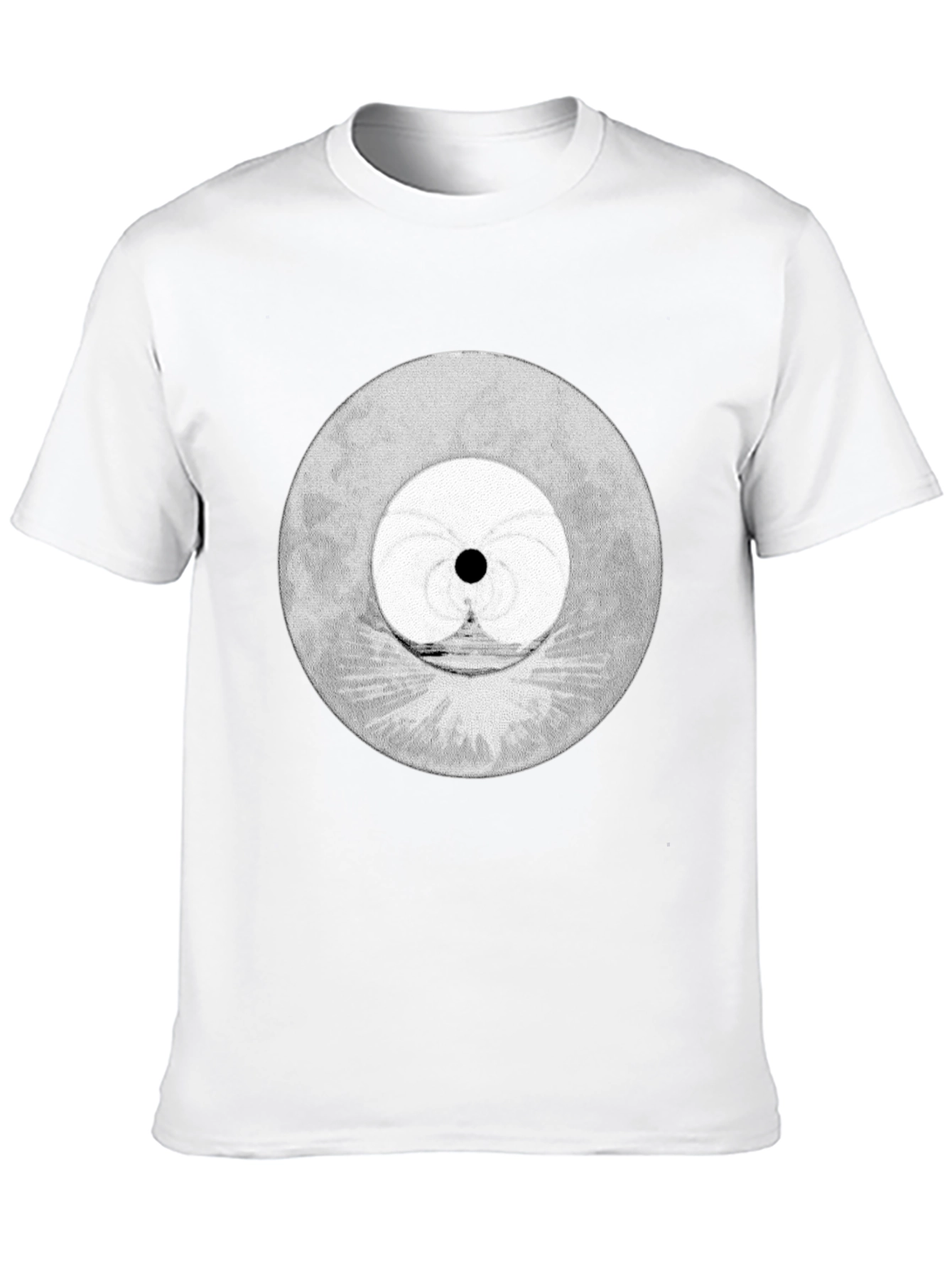 Mens Graphic Tee - Abstract Moon Design