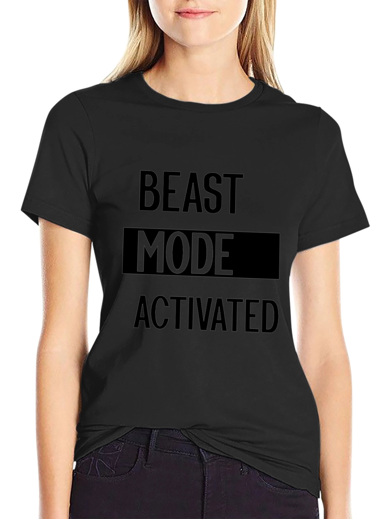 Beast Mode Activated Black T-Shirt