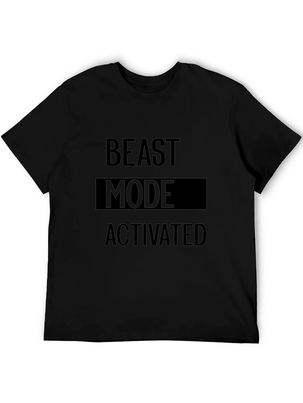 Beast Mode Activated Black T-Shirt