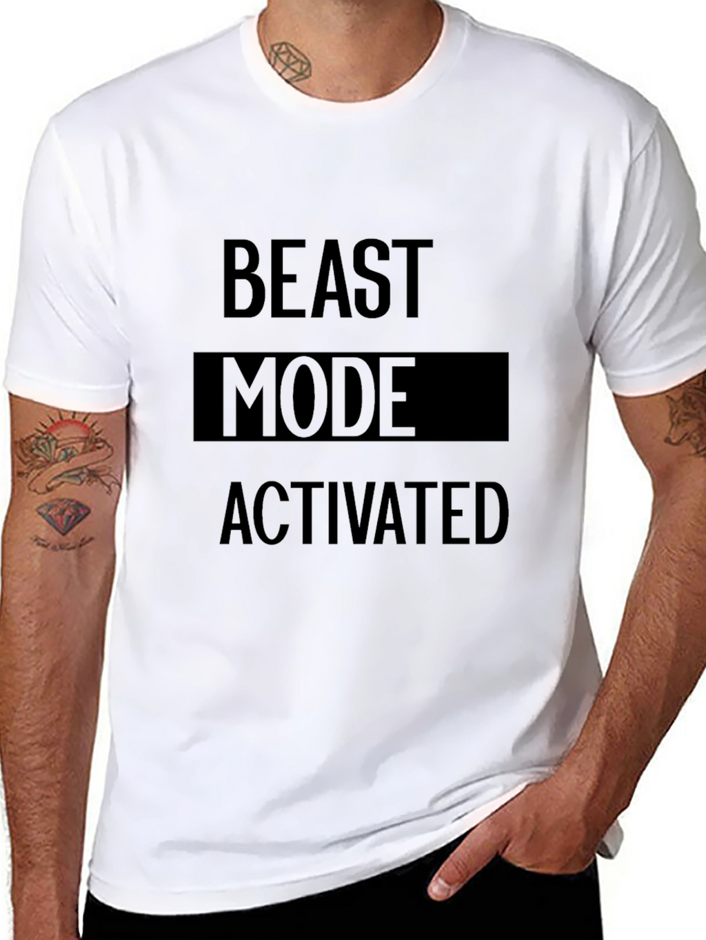 Beast Mode Activated Black T-Shirt